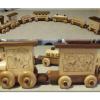 1 of 150 Custom laser engraving company keepsake toy trains for employees