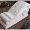 Massive Exterior Decorative Bracket. (urethane casting of CarveTech carved master copy)